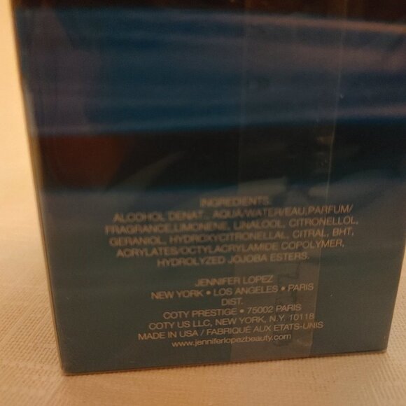 RARE Jlo Blue Glow 100ml 3.4 fl oz Fragrance NIP SEALED Jennifer Lopez J.lo JLO - Picture 7 of 7